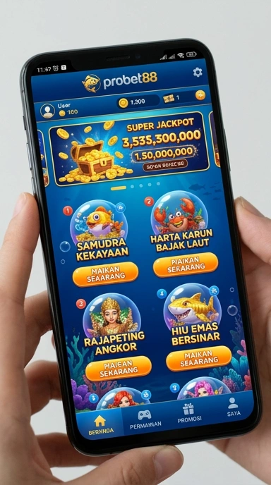 Tampilan aplikasi probet88 yang ramah pengguna dan intuitif.